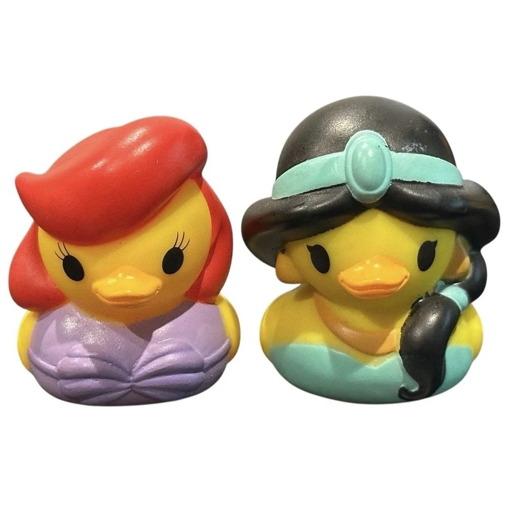 Lot‎ Of 5 Disney Duckz Jazwares Princess Cinderella Mermaid Wonder Woman Jasmine